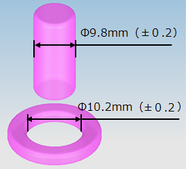 画像2：3Dプリンターで造形するなら、モデルは中央公差にて設計！